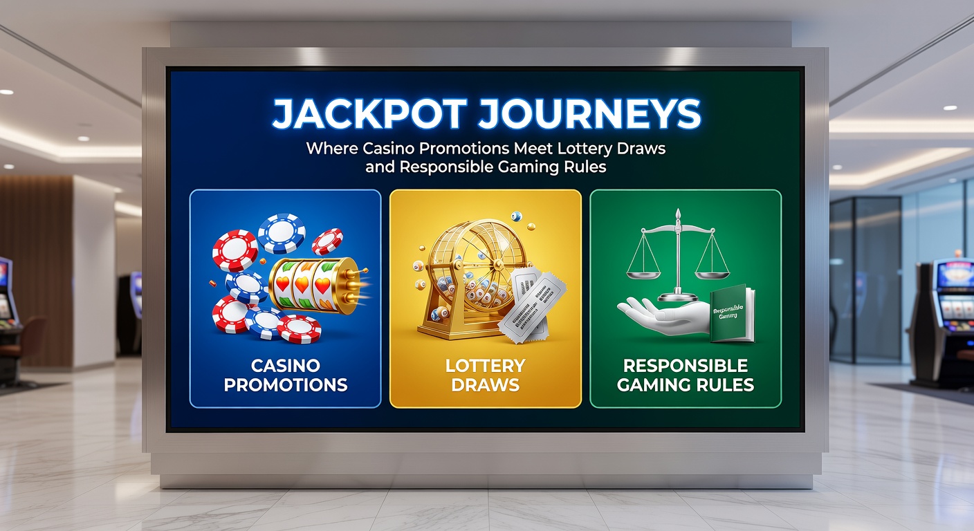 Infographic displaying integration of responsible gaming tools like self-exclusion timers and spend limits within a casino promotion flowchart