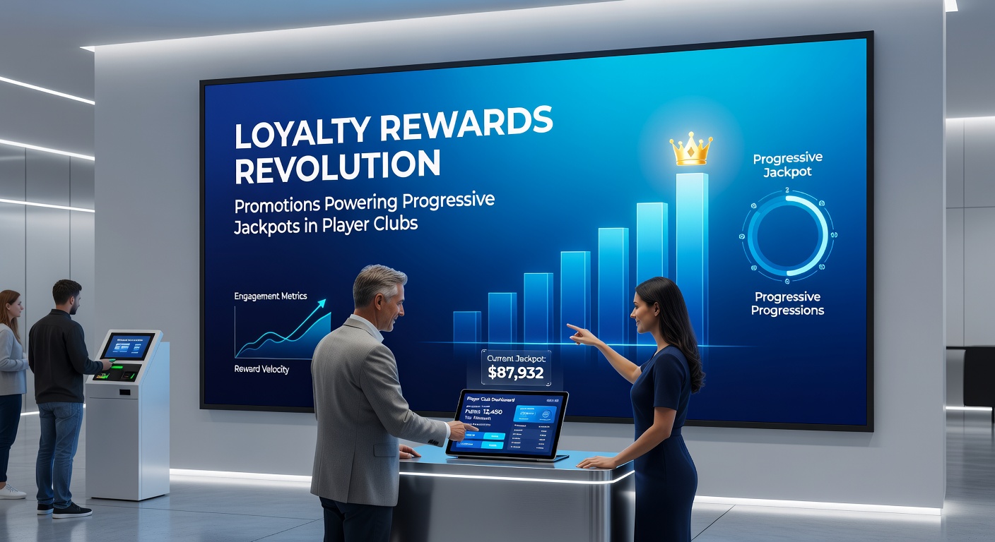 Close-up of a player club progressive jackpot screen showing ticking prize totals alongside loyalty tier badges