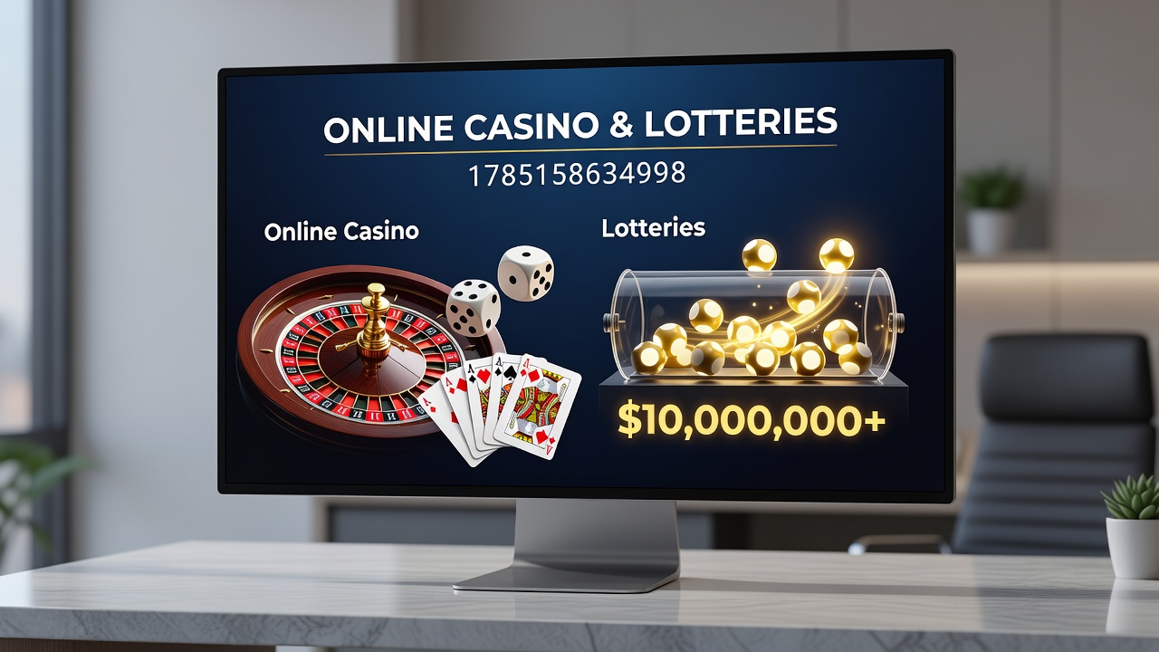 Secure digital lottery draw systems and casino game servers