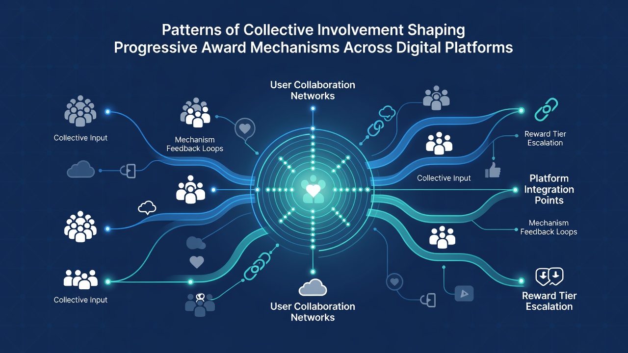 Analysis of participation patterns affecting progressive awards on digital lottery and casino networks